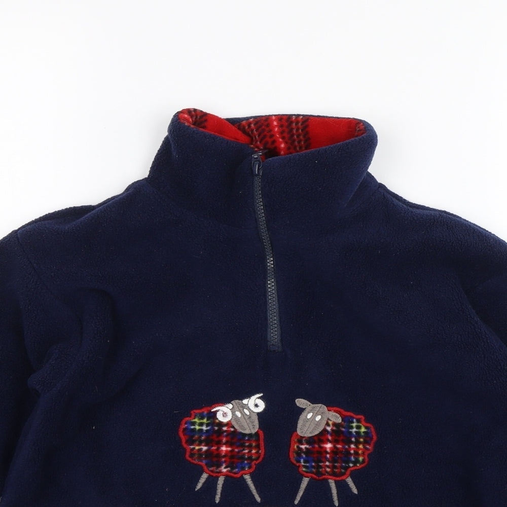 Ramblers Girls Blue   Pullover Jumper Size 8-9 Years  - Scotland