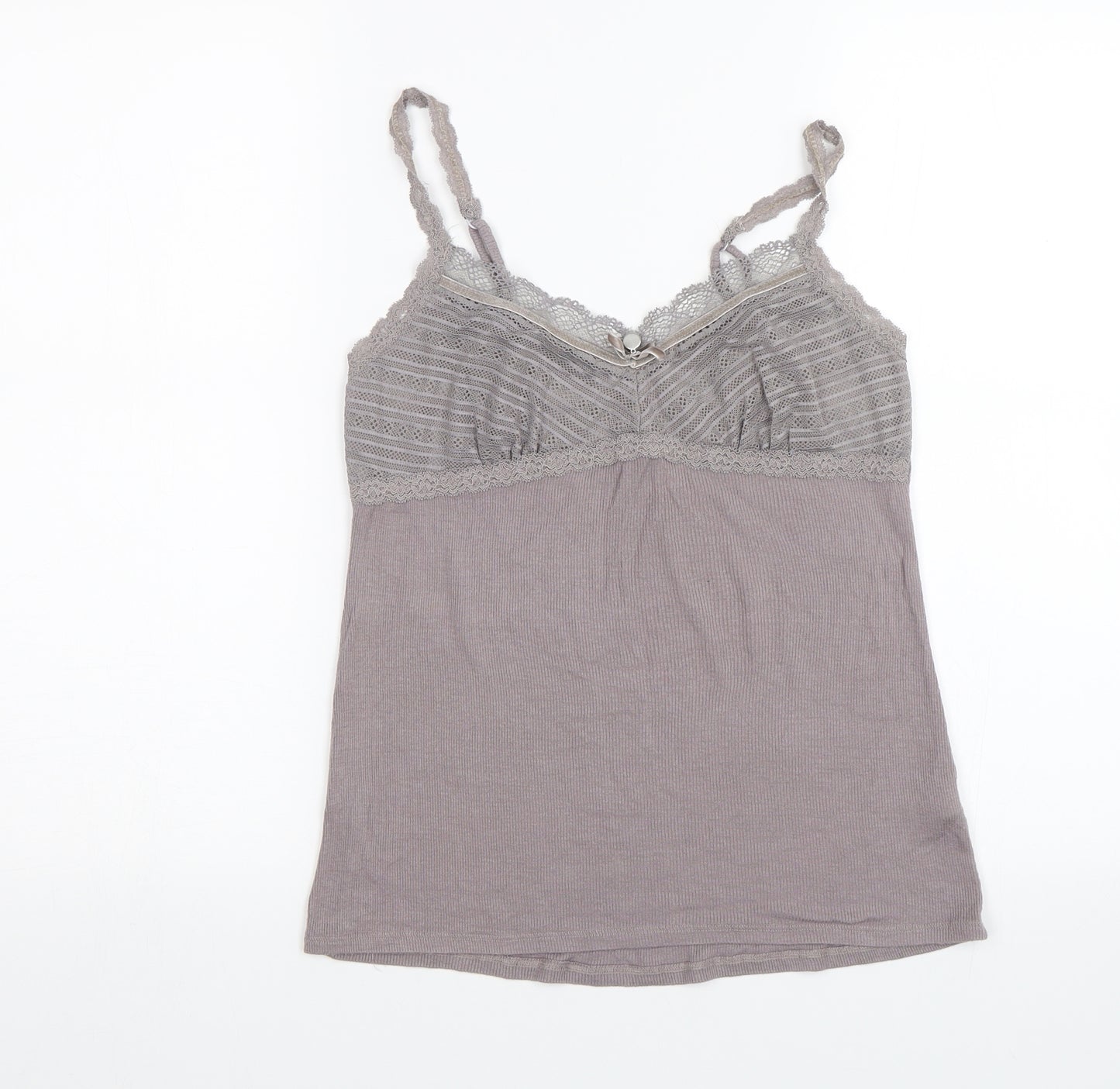 Jasper Conran Womens Purple Solid  Top Pyjama Top Size 12