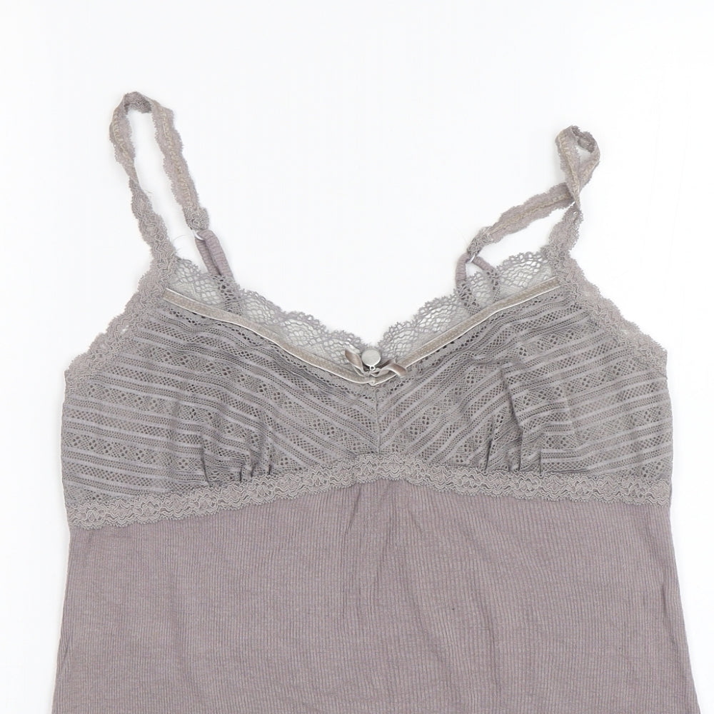 Jasper Conran Womens Purple Solid  Top Pyjama Top Size 12