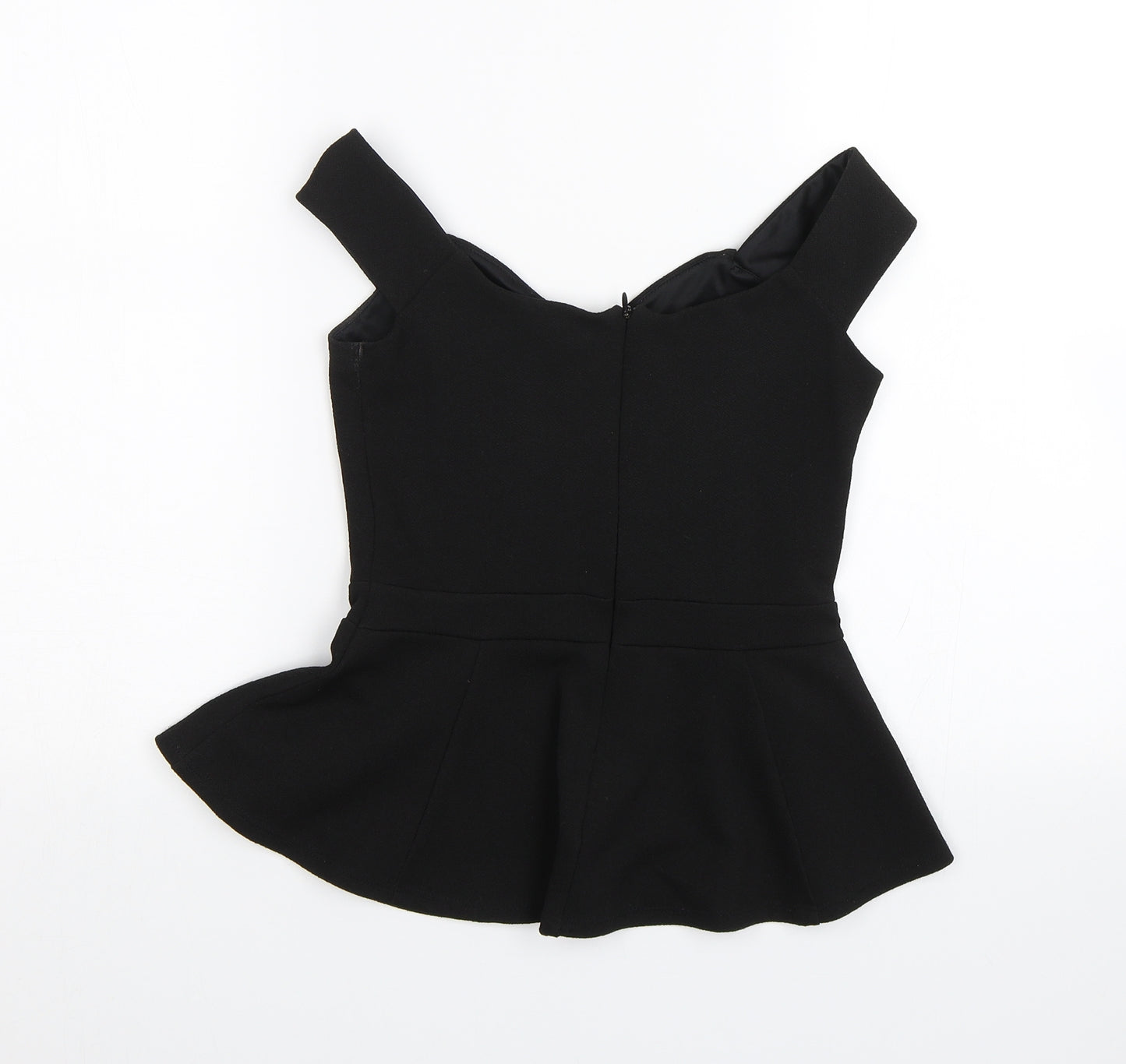 Miss Selfridge Womens Black   Basic Blouse Size 6
