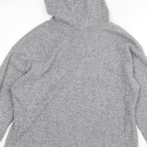 George Womens Grey   Pullover Hoodie Size S