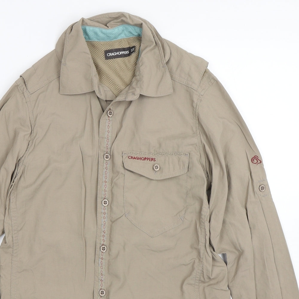 Craghoppers Womens Beige   Basic Button-Up Size 10  - Insect repelling