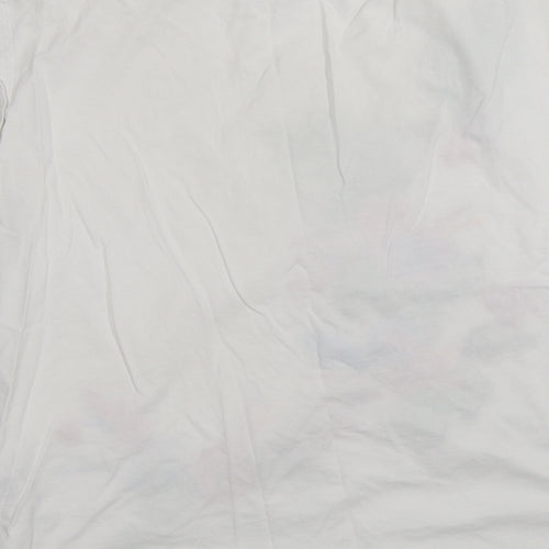 NEXT Womens White Floral  Basic Blouse Size 8