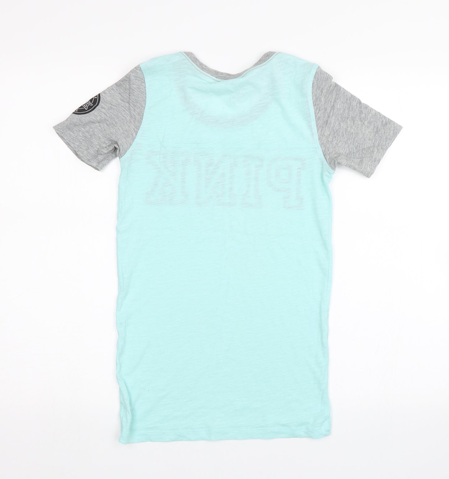 PINK Victoria's Secret Womens Blue Solid  Top Pyjama Top Size XS