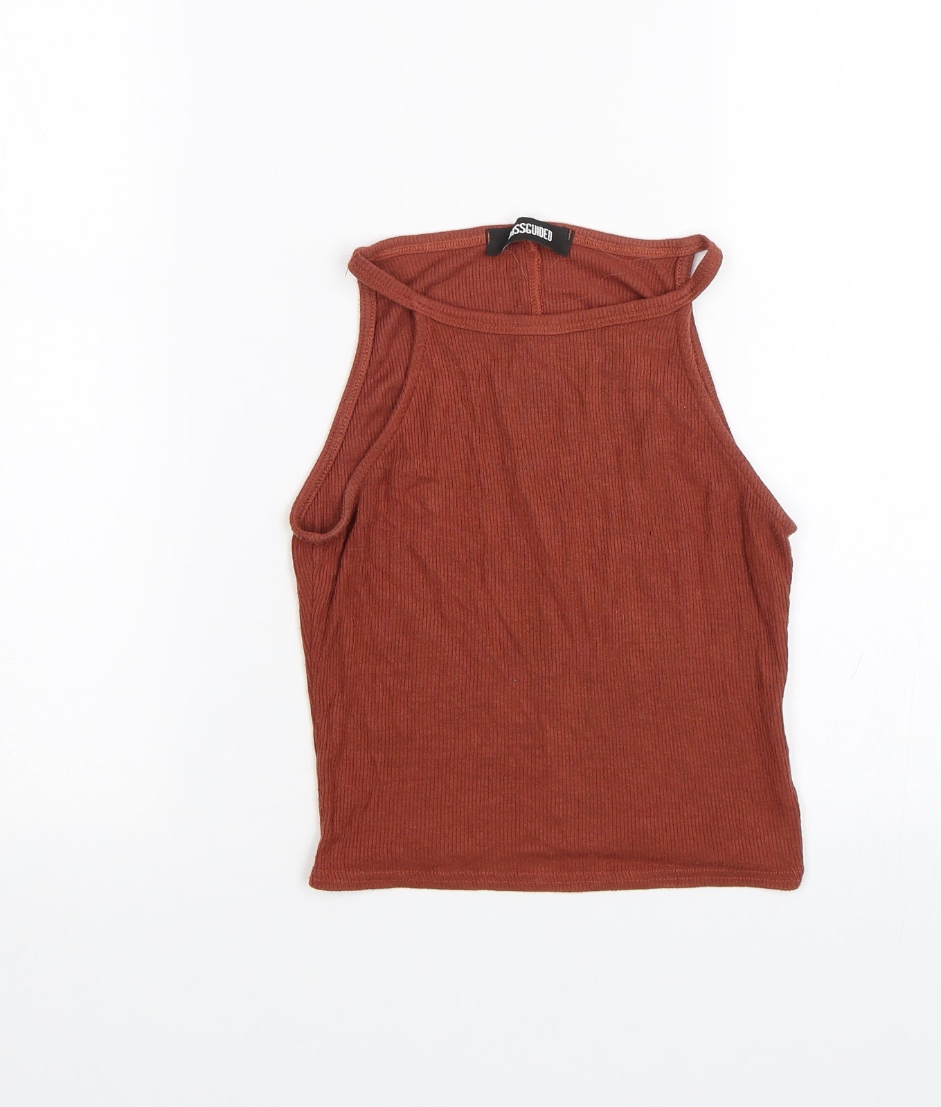 Missguided Womens Brown   Basic Tank Size 6