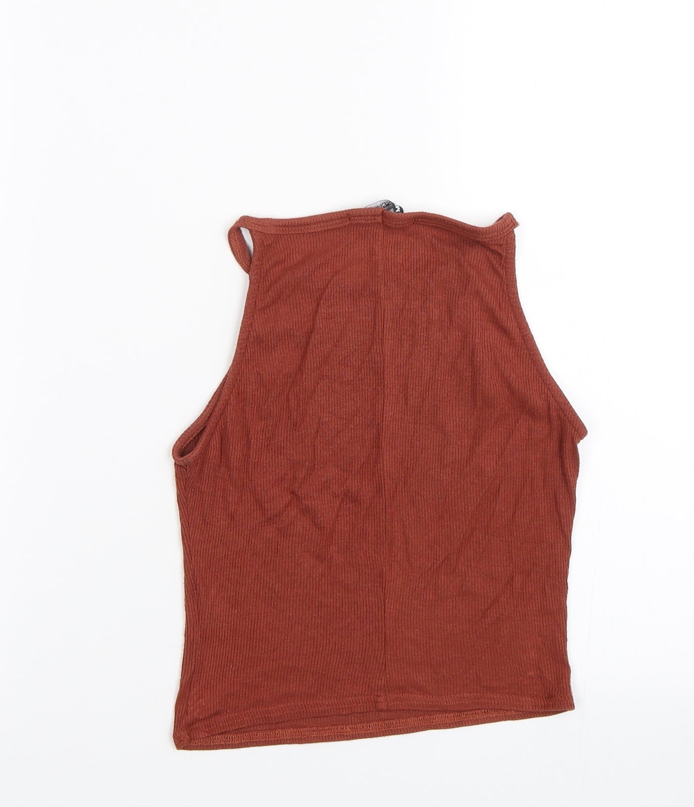 Missguided Womens Brown   Basic Tank Size 6