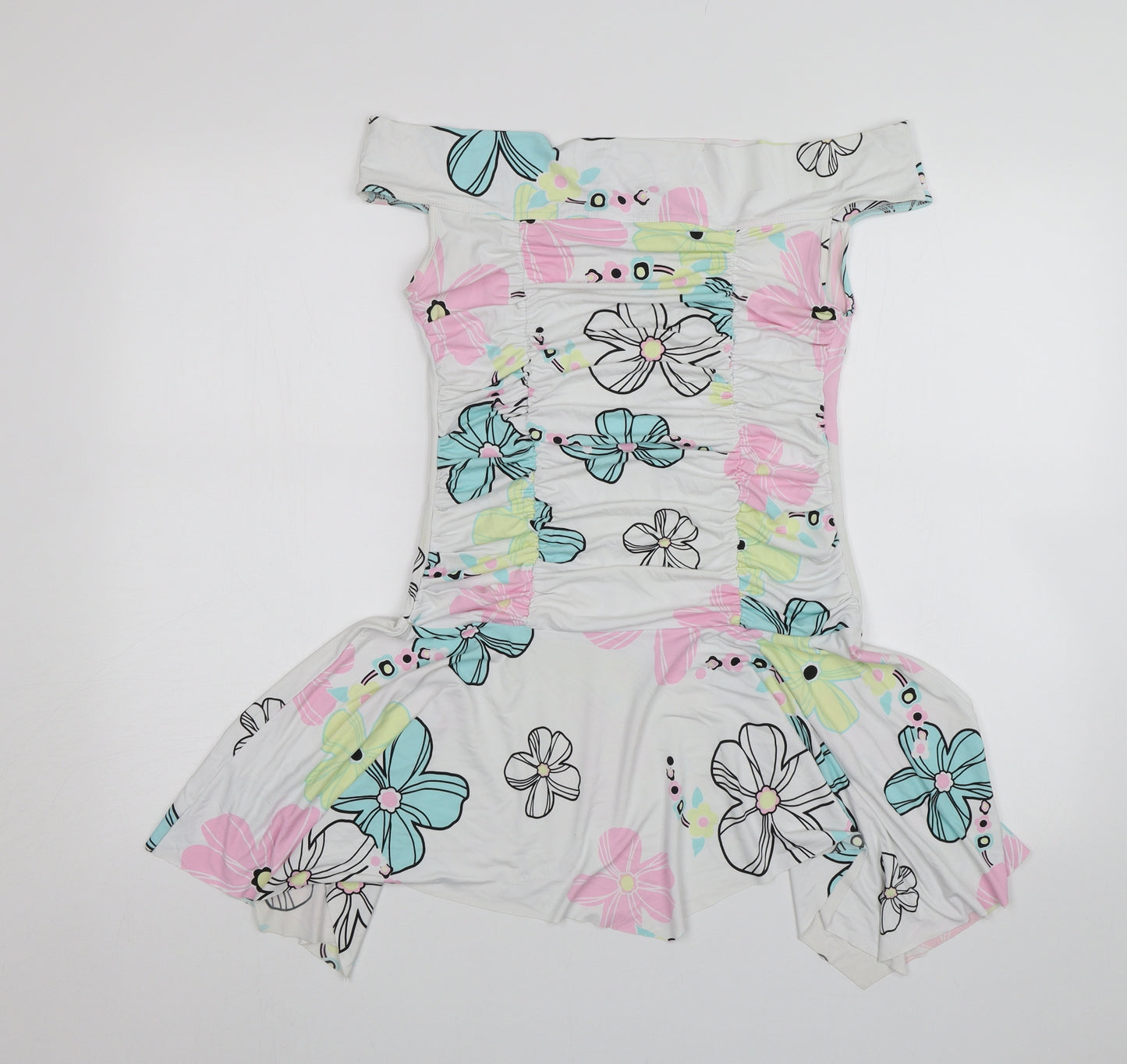 AX Paris Womens White Floral  Mini  Size M