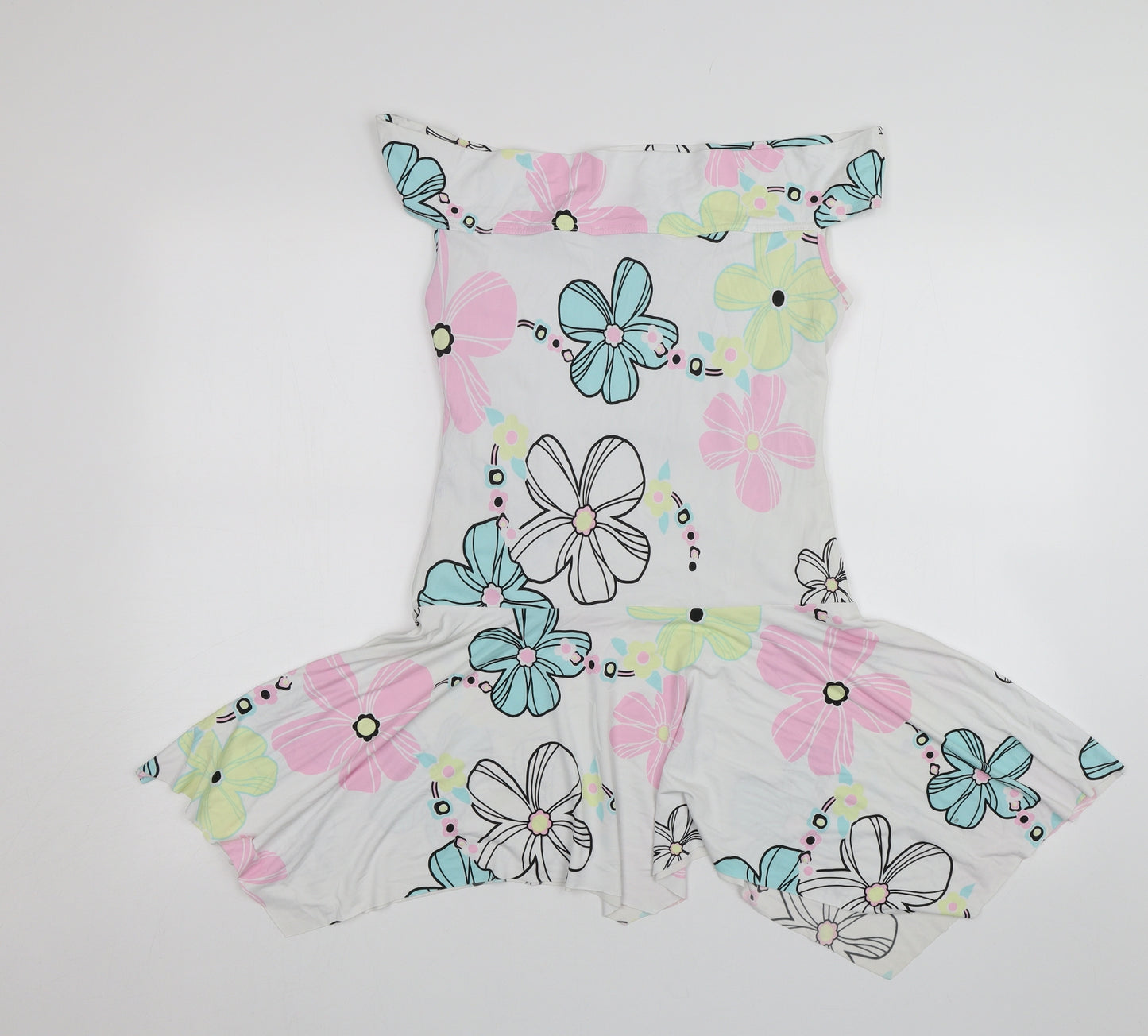 AX Paris Womens White Floral  Mini  Size M