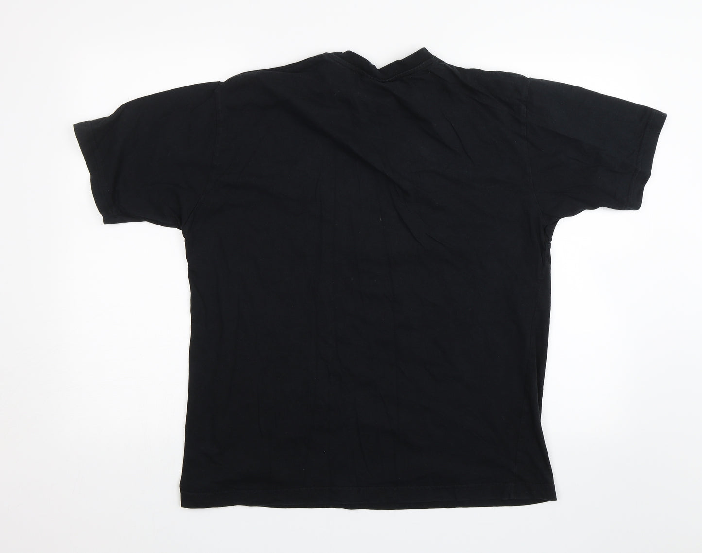 Cedar Wood State Mens Black    T-Shirt Size L  - Game over