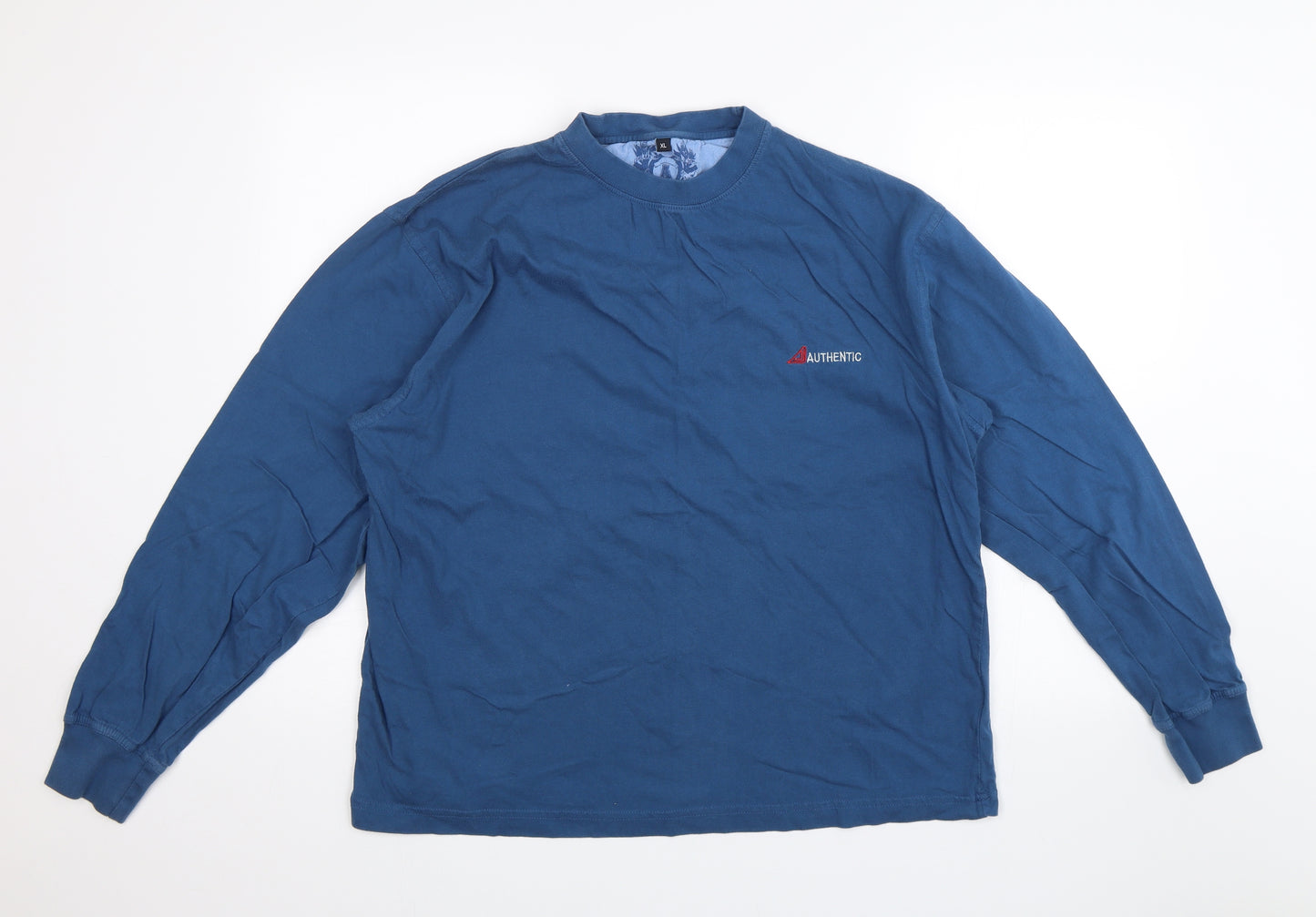Authentic Mens Blue    T-Shirt Size XL