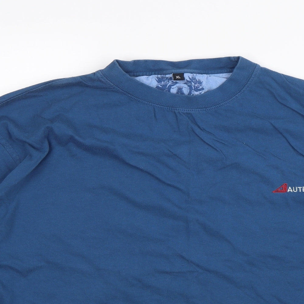 Authentic Mens Blue    T-Shirt Size XL