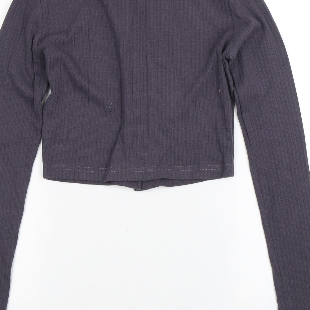 Missguided Womens Purple   Basic Blouse Size 6
