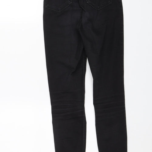 Topshop Womens Black   Skinny Jeans Size 24 in L25 in