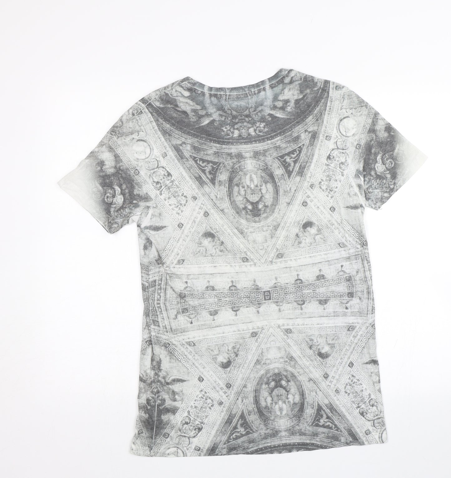 River Island Mens Grey    T-Shirt Size S  - Renaissance