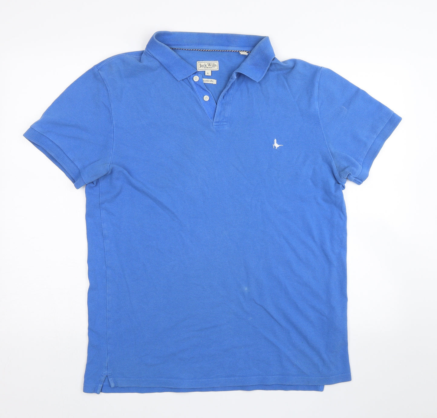 Jack Willis Mens Blue    Polo Size L