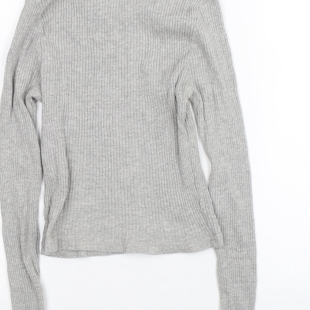 New Look Girls Grey   Basic T-Shirt Size 12-13 Years