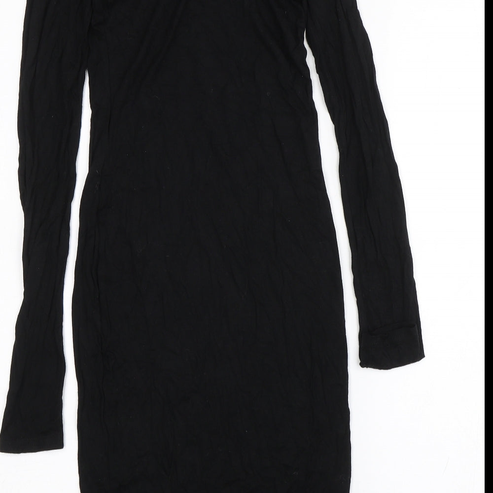 Boohoo Womens Black   Bodycon  Size 6