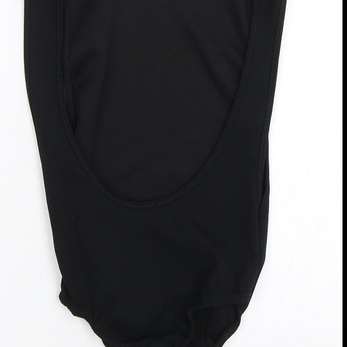 PRETTYLITTLETHING Womens Black   Bodysuit One-Piece Size 8