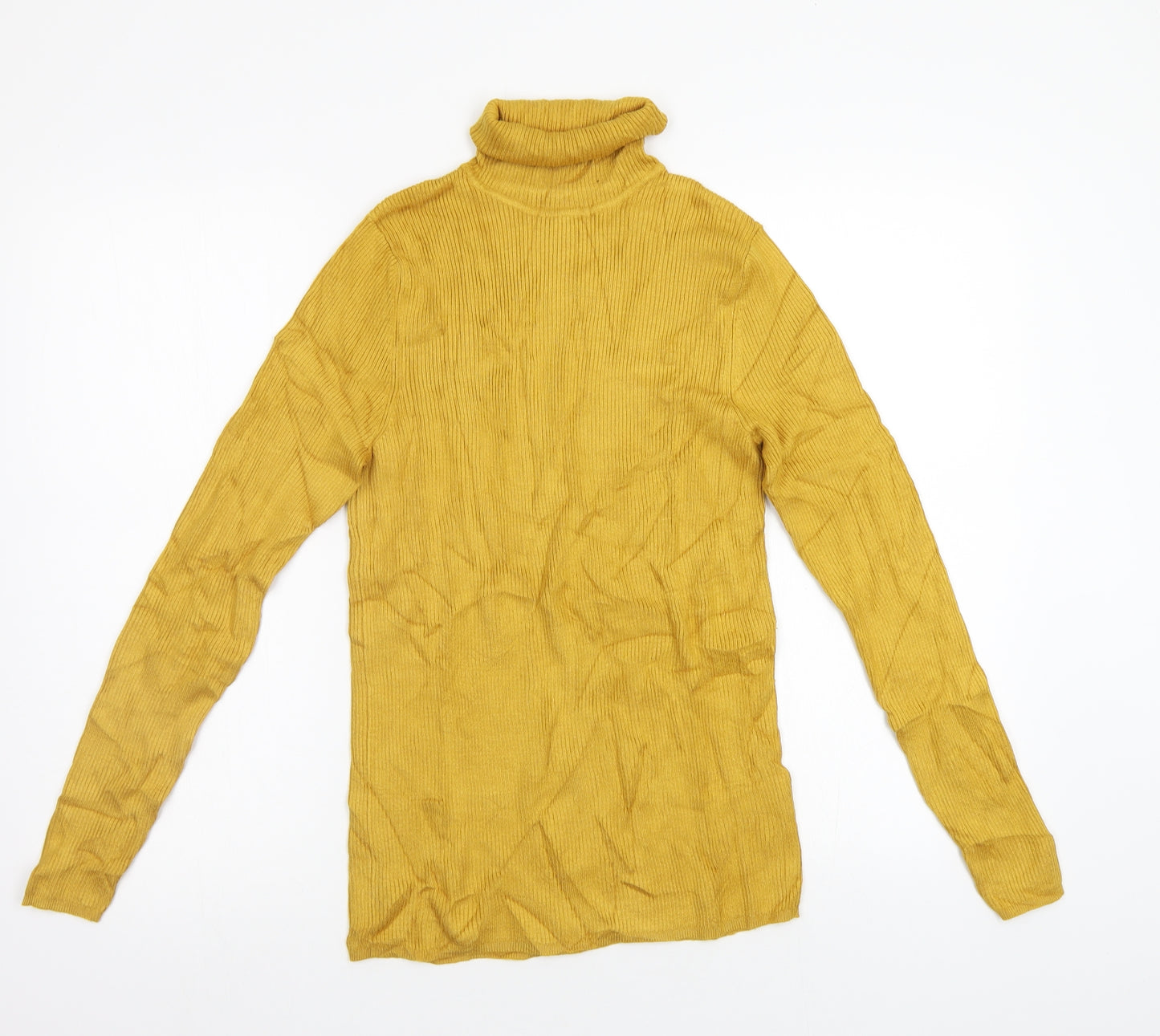 M&S Womens Yellow   Pullover Jumper Size 14