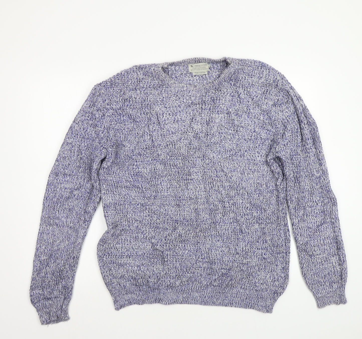 TU Mens Black   Pullover Jumper Size M