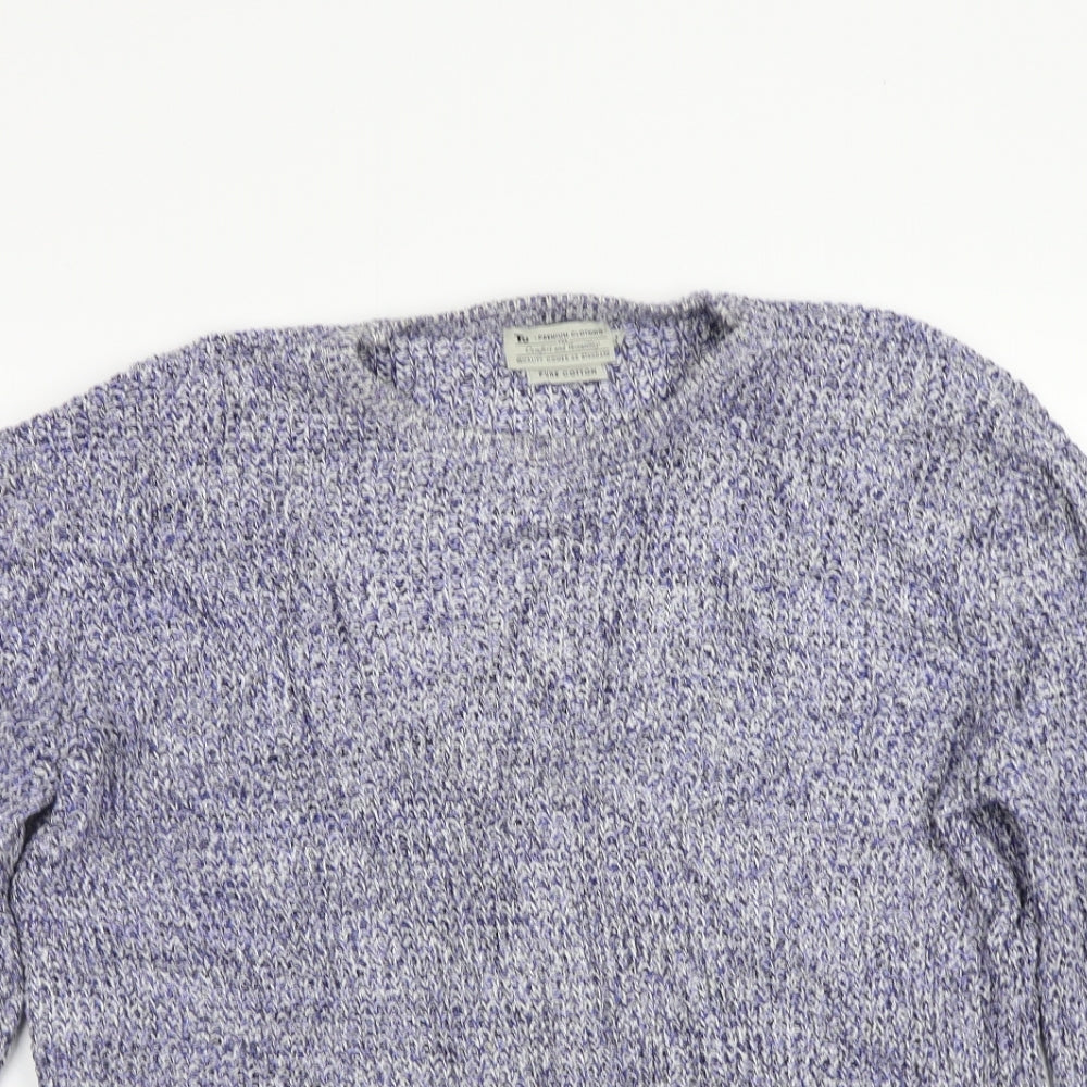 TU Mens Black   Pullover Jumper Size M