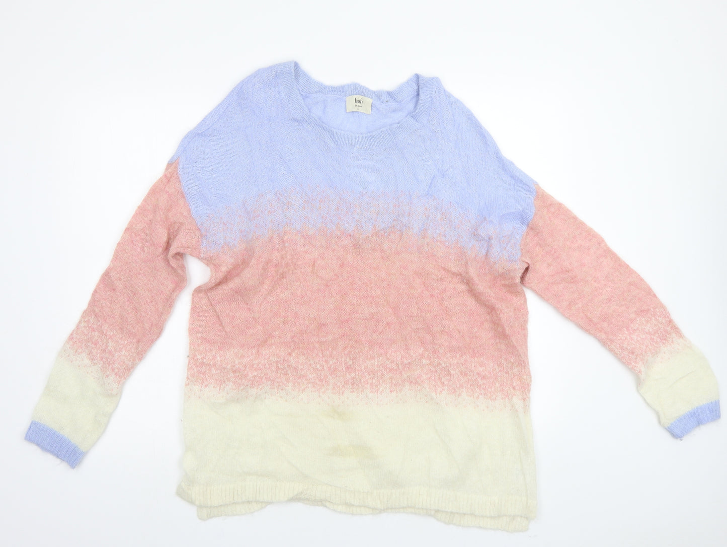 Hush Womens Multicoloured Striped  Pullover Jumper Size XL