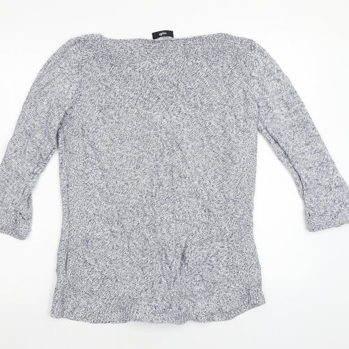 Wallis Womens Blue   Pullover Jumper Size S