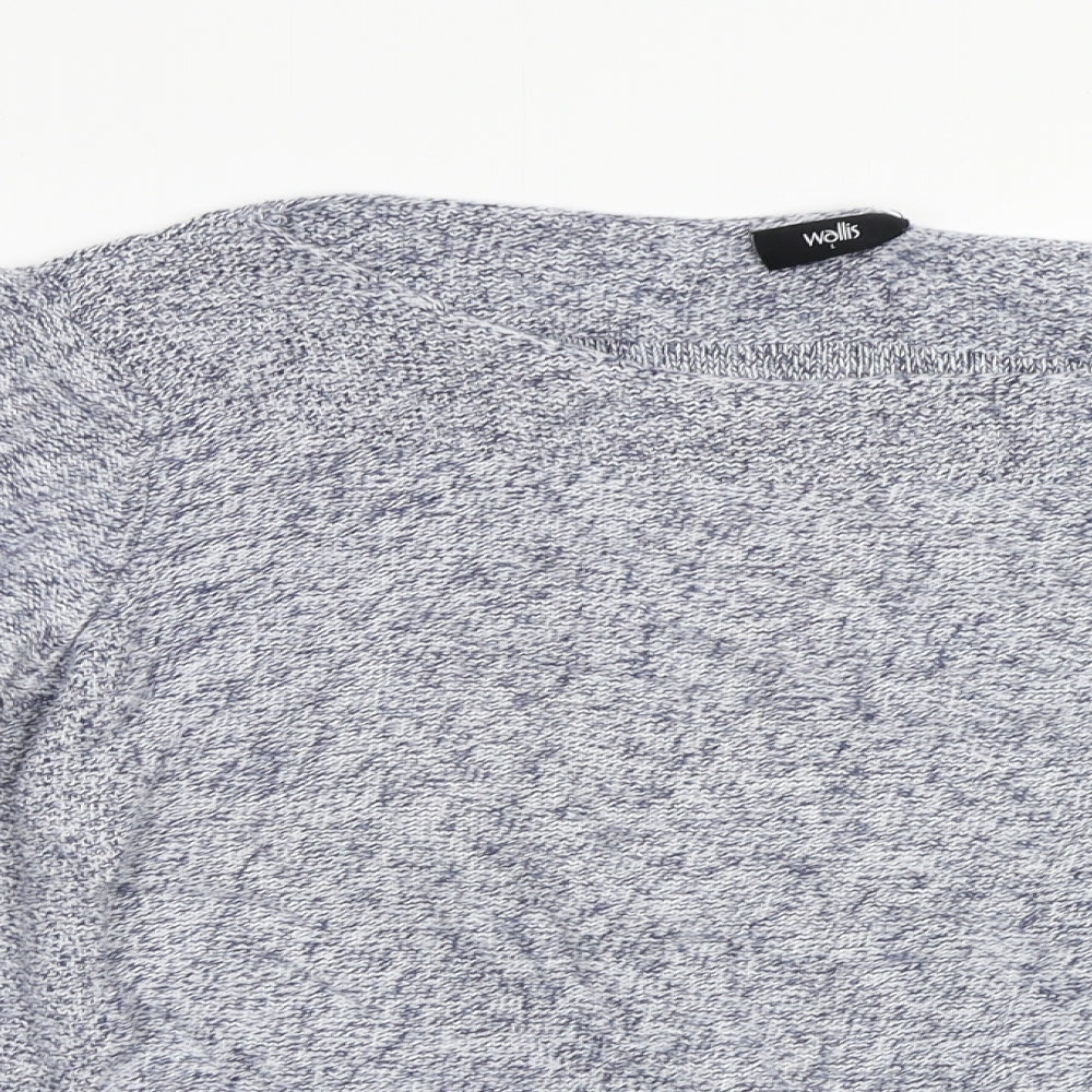 Wallis Womens Blue   Pullover Jumper Size L