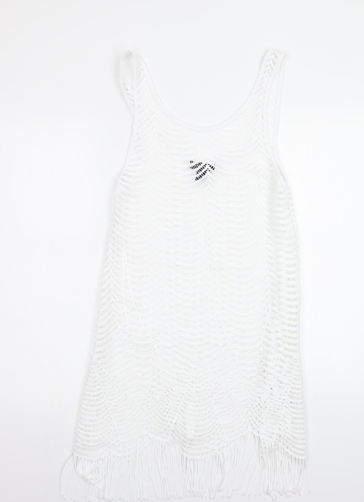 New Look Womens White   Camisole Tank Size S