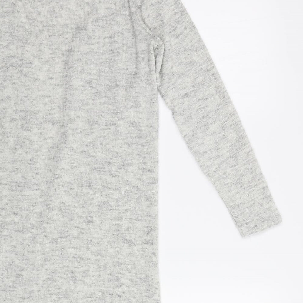 New Look Womens Grey   Cardigan Jumper Size S