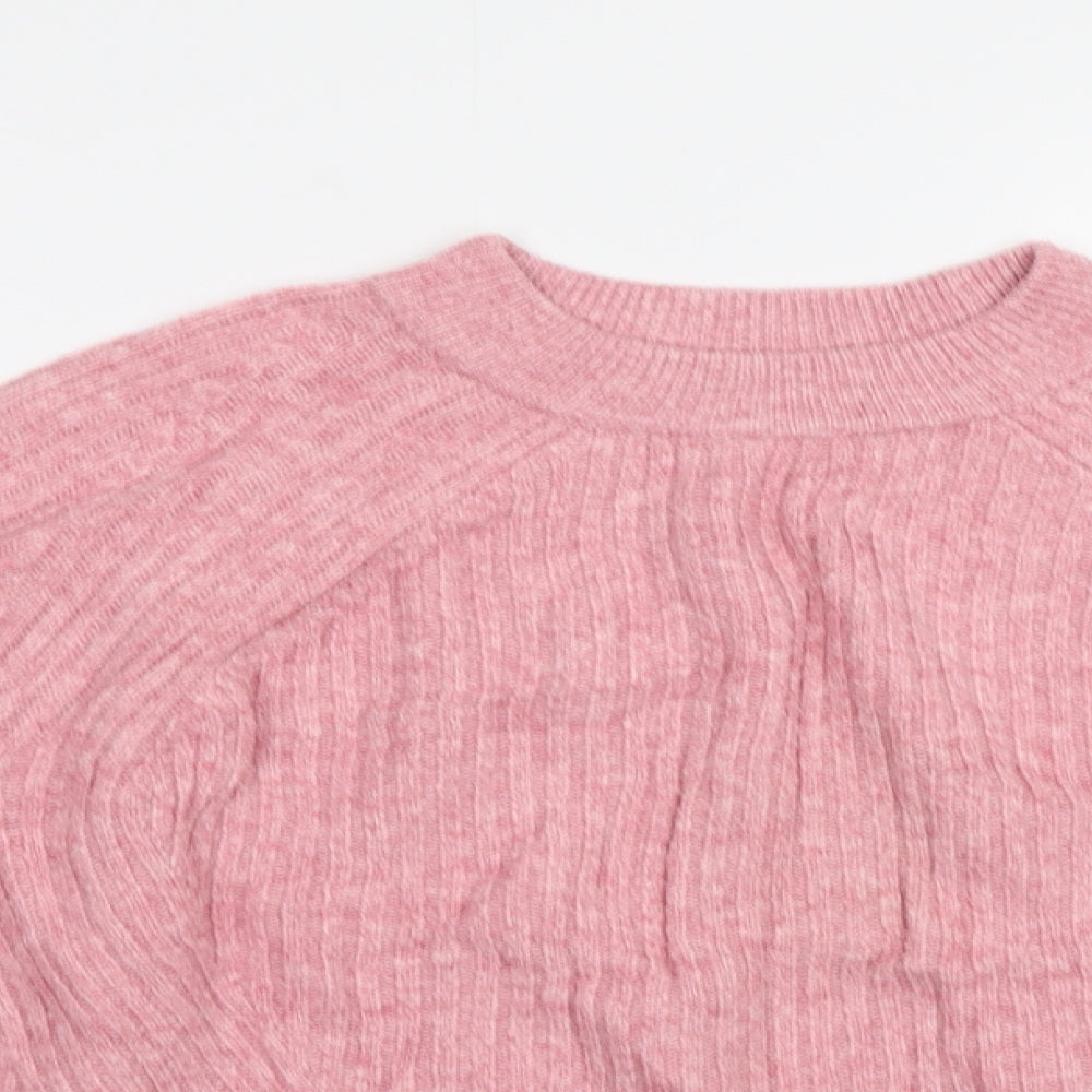 M&S Womens Pink   Pullover Jumper Size M
