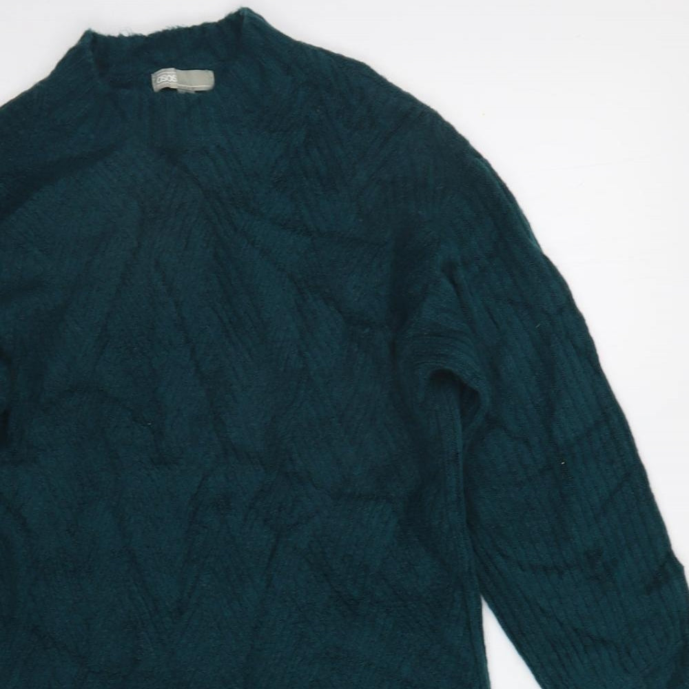 ASOS Womens Green   Jumper Dress  Size 8
