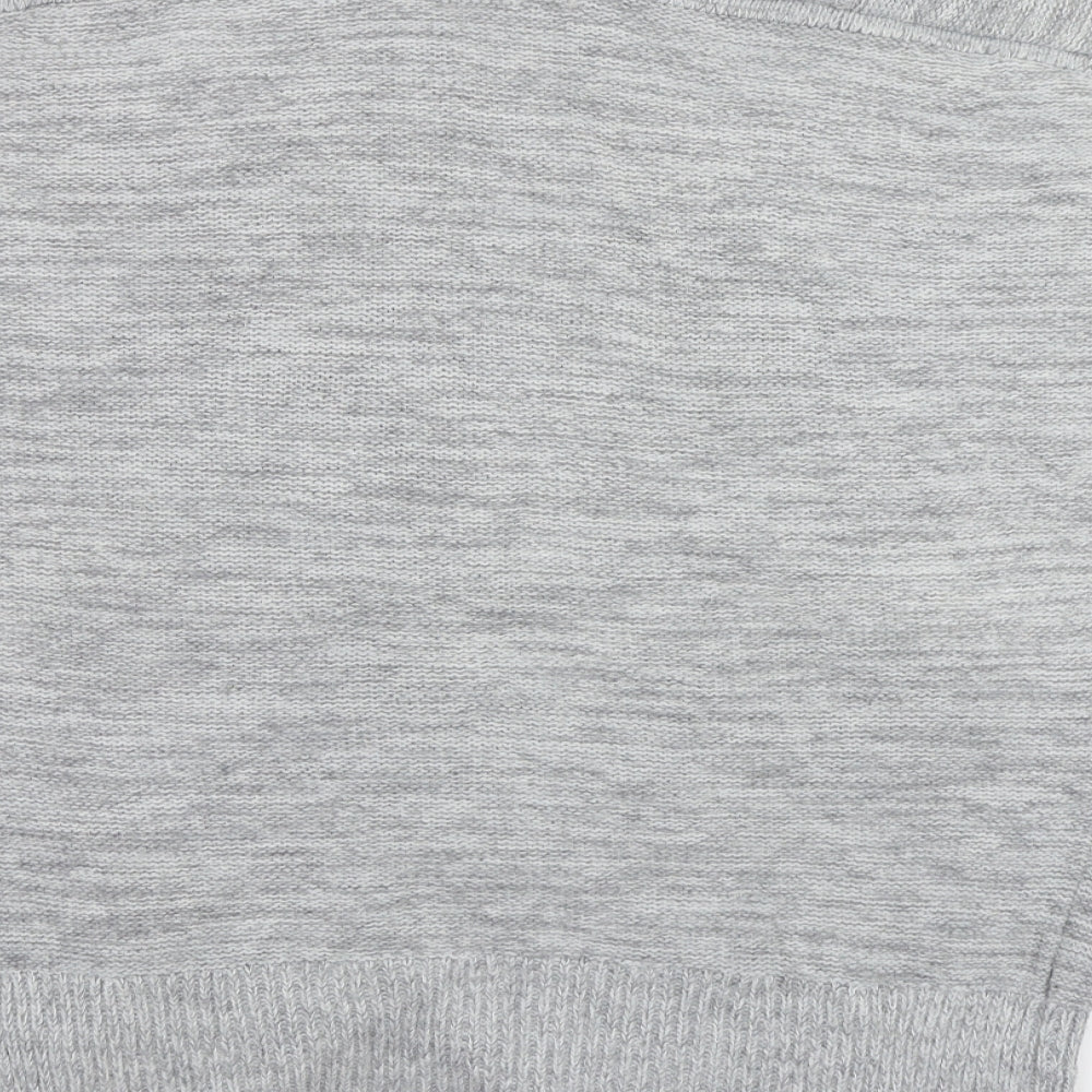 NEXT Womens Grey   Cardigan Jumper Size S