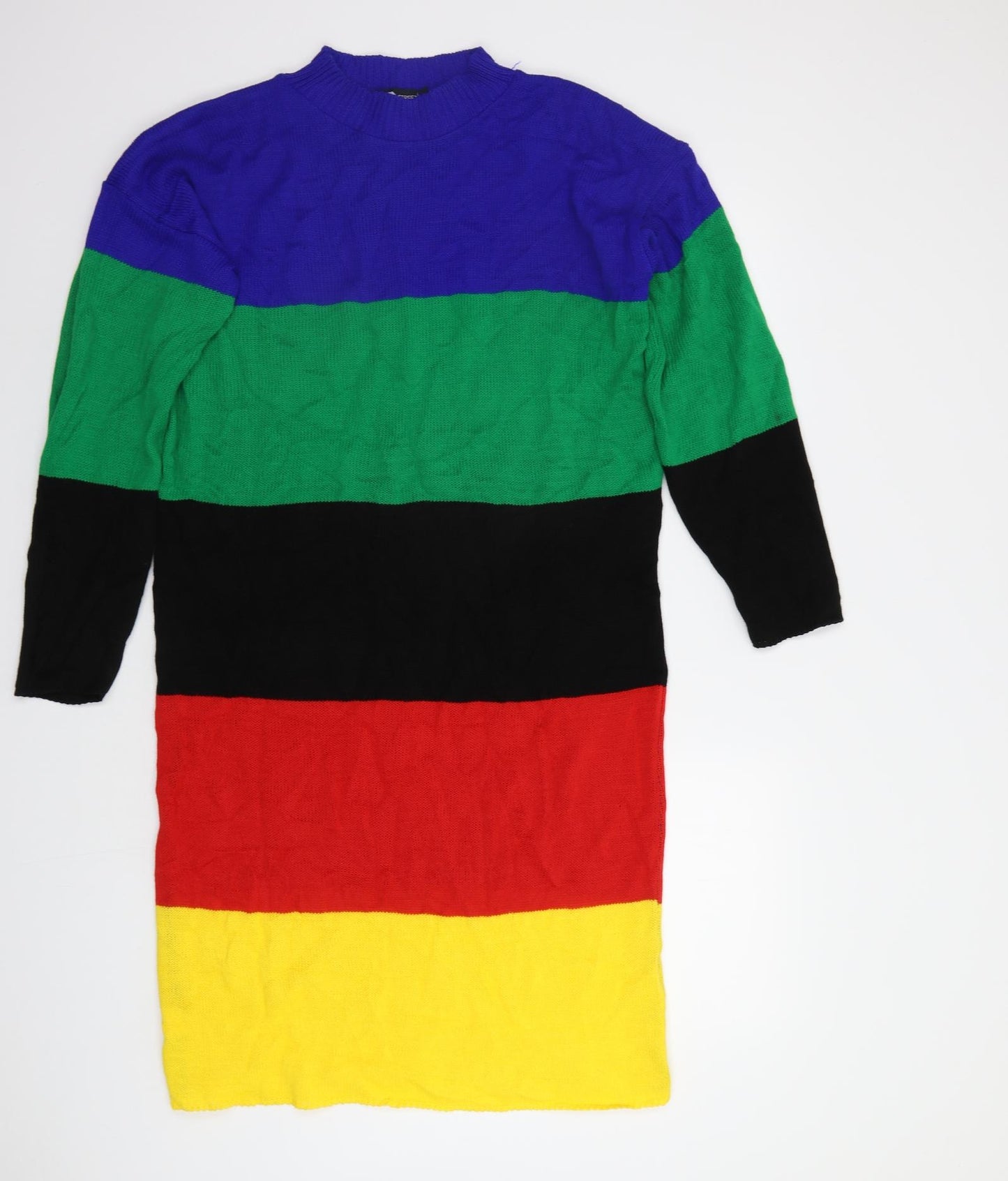 Daisy Street Womens Multicoloured Striped  Jumper Dress  Size 12