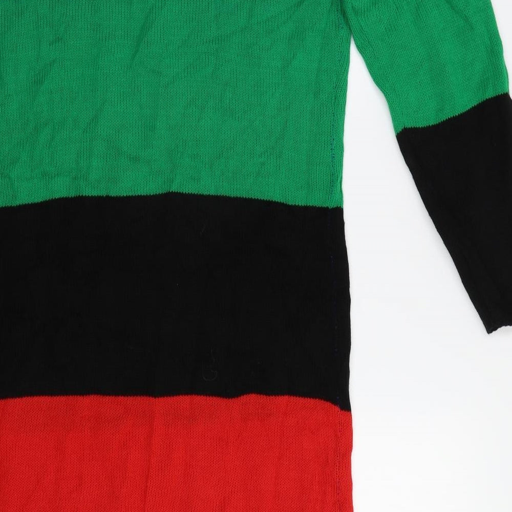 Daisy Street Womens Multicoloured Striped  Jumper Dress  Size 12