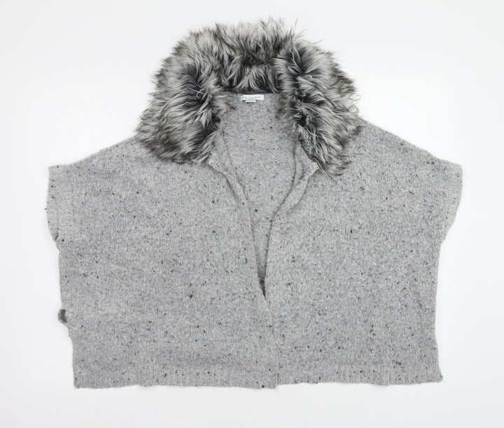 Primark Girls Grey Cardigan Jumper Size 8-9 Years