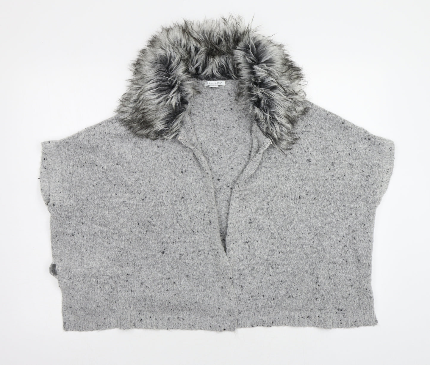 Primark Girls Grey   Cardigan Jumper Size 8-9 Years