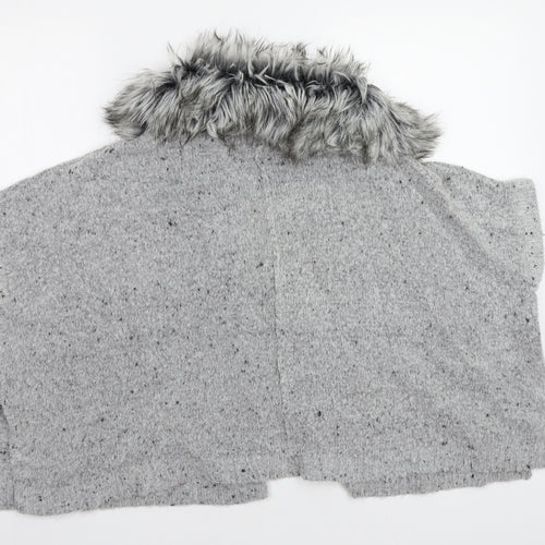 Primark Girls Grey   Cardigan Jumper Size 8-9 Years