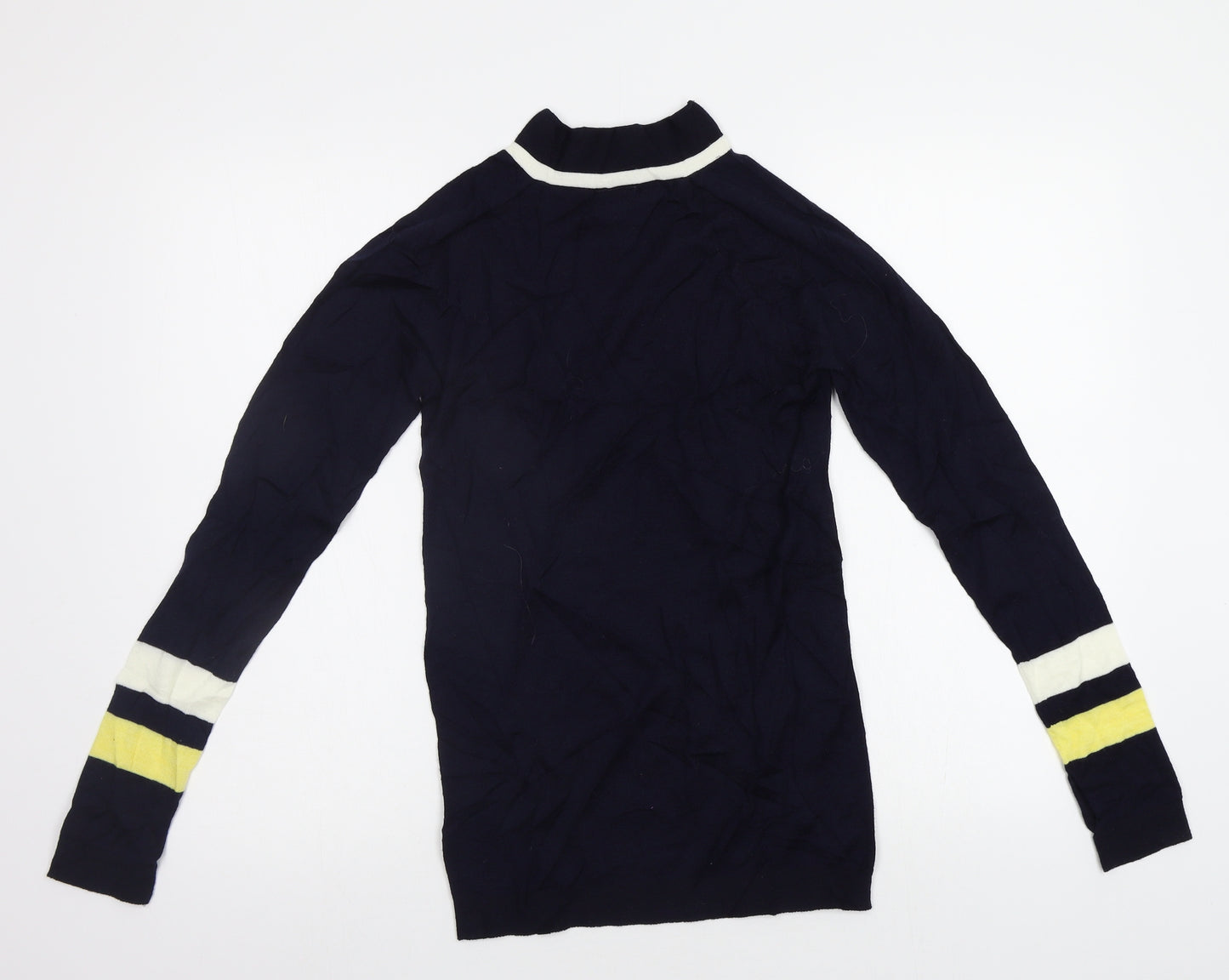 Sweaty Betty Womens Blue Striped  Pullover Jumper Size S