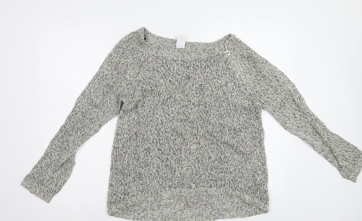 VERO MODA Womens Grey   Pullover Jumper Size S