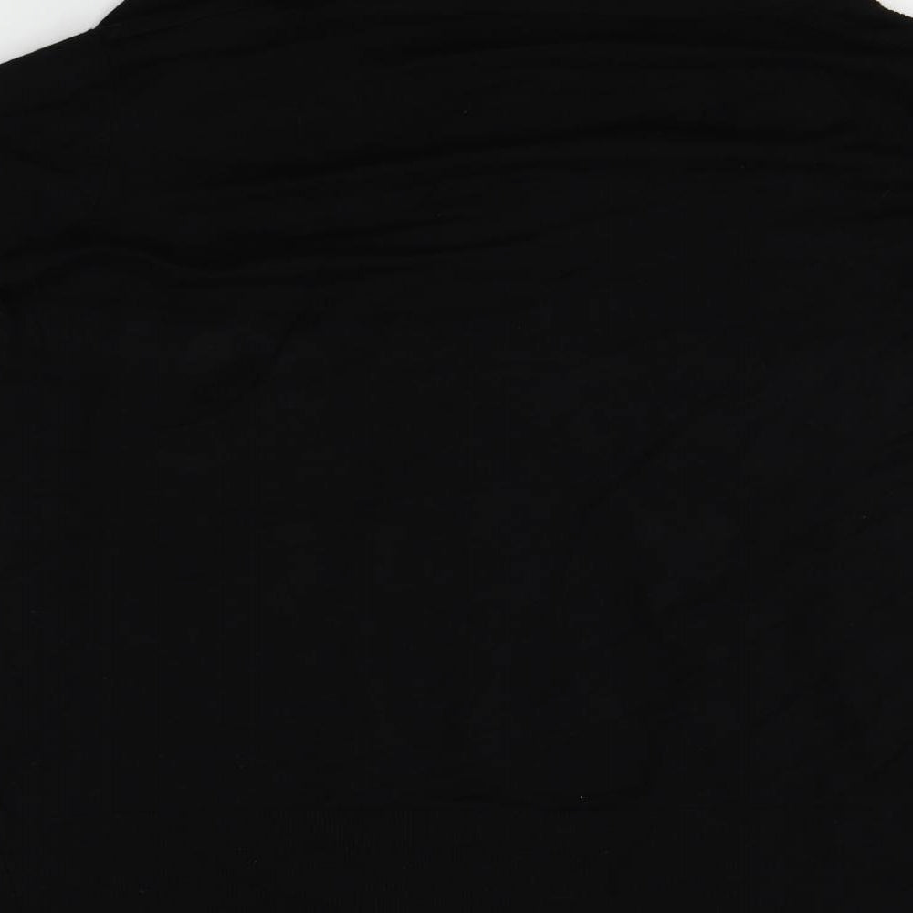 Primark Womens Black   Wrap Jumper Size L