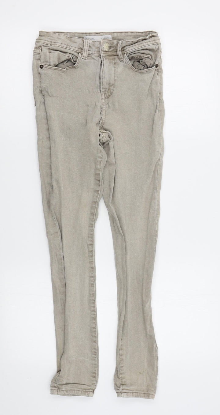 George Womens Beige   Skinny Jeans Size 8 L25 in