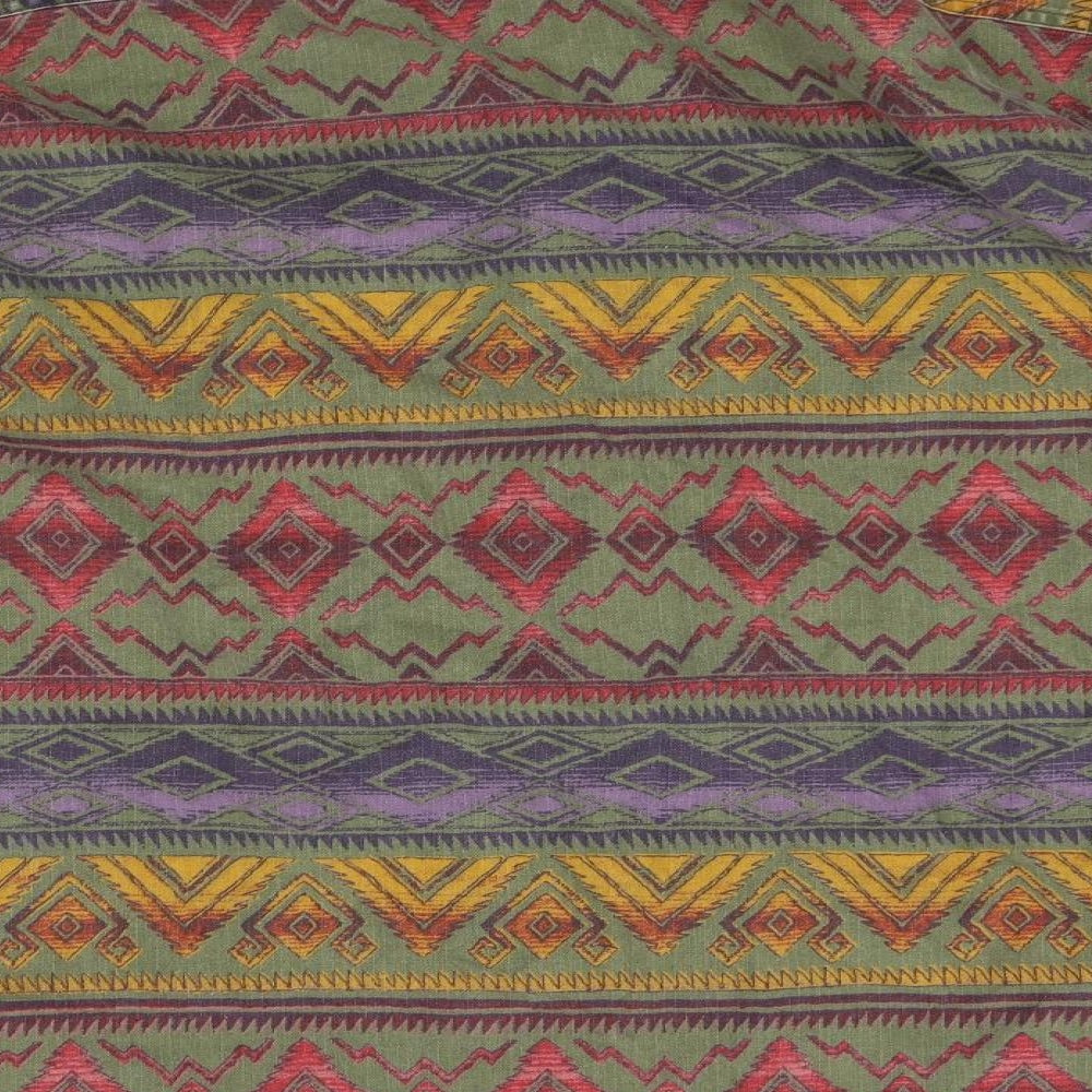 Denim & Supply Ralph Lauren Womens Green Fair Isle  Jacket  Size 2XL