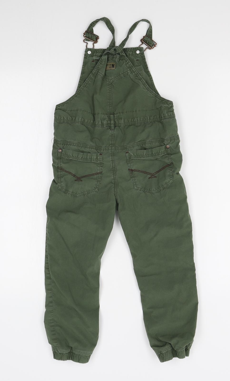 NEXT Girls Green   Dungaree One-Piece Size 5-6 Years