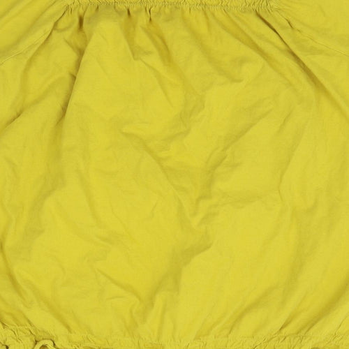 Papaya Womens Yellow   Basic Blouse Size 12