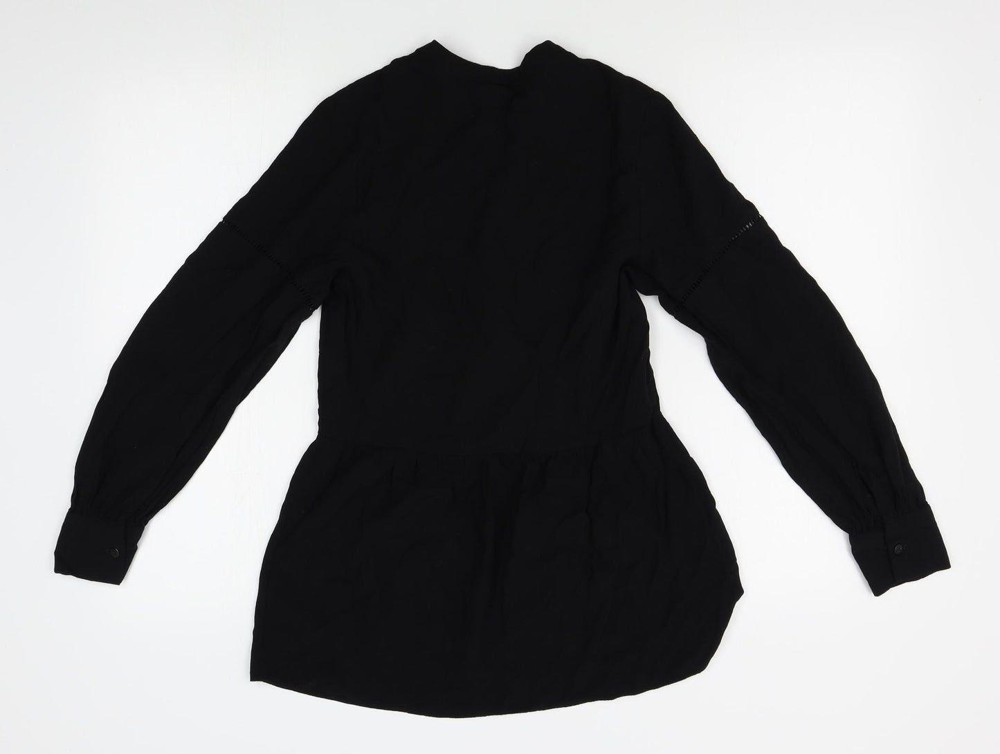 Very Womens Black   Basic Button-Up Size 10