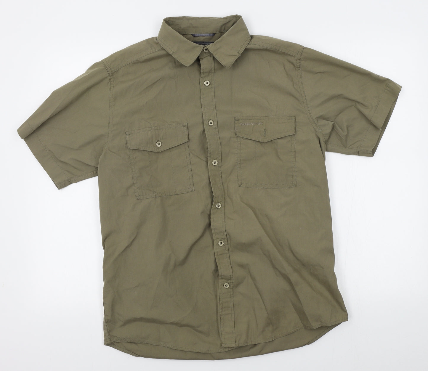 Craghoppers Mens Green    Dress Shirt Size M