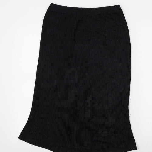 jeffery Rogers Womens Black   A-Line Skirt Size M