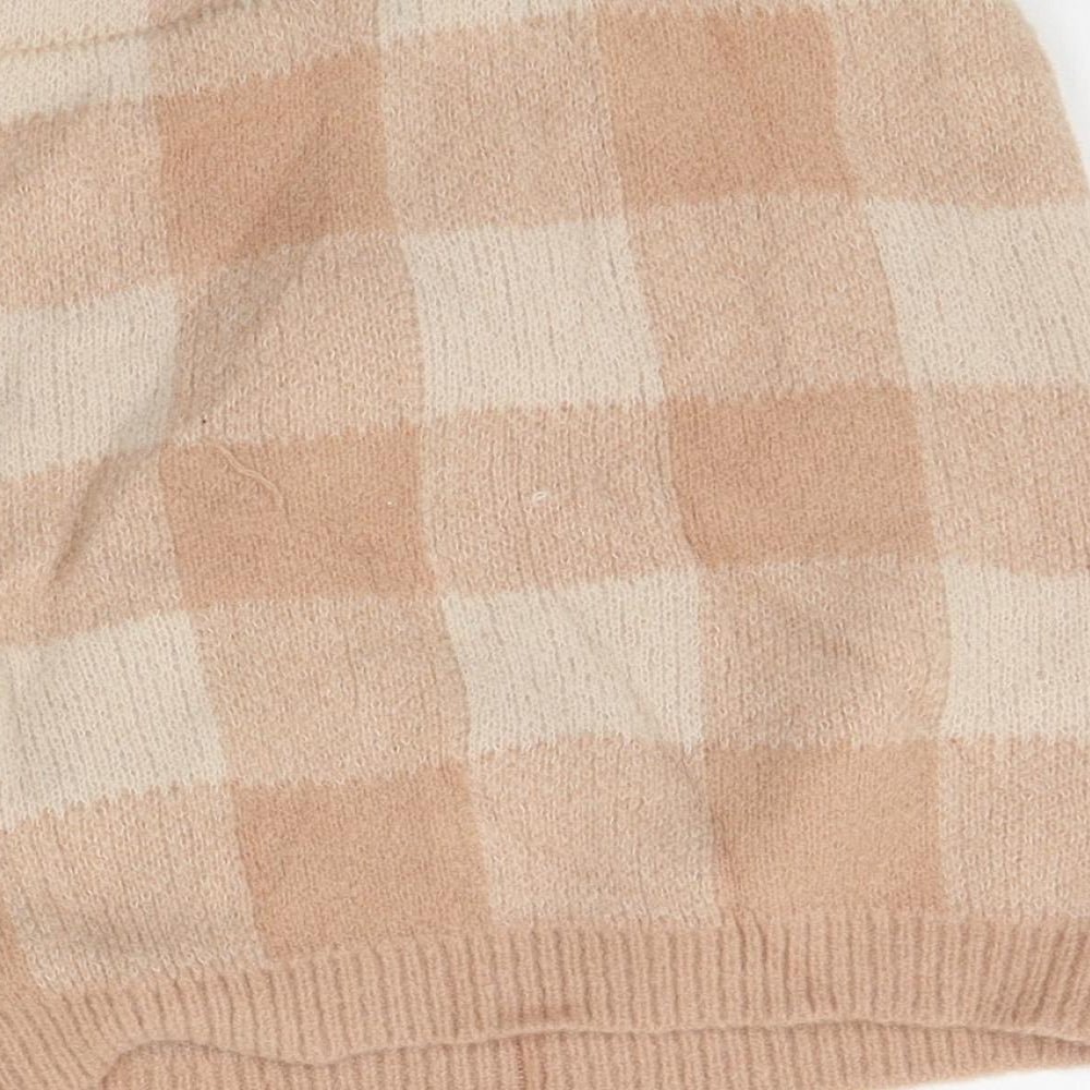 Primark Girls Orange Check  Straight & Pencil Skirt Size 5-6 Years