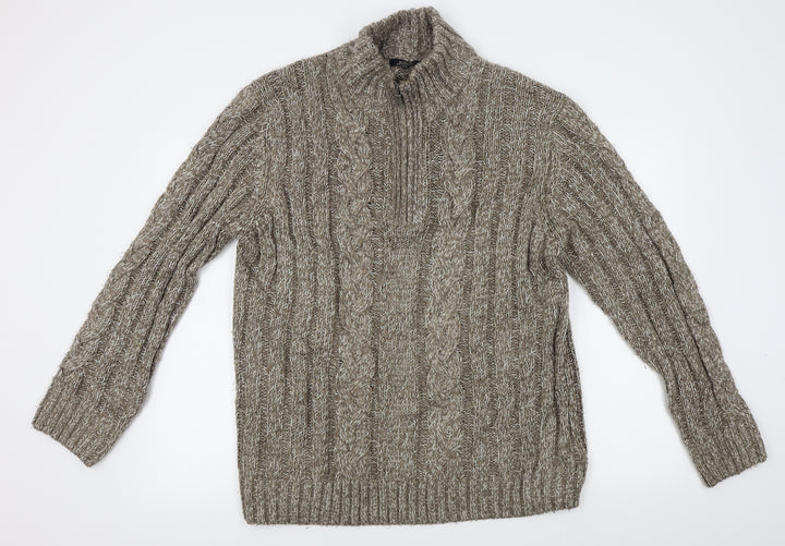 Easy Womens Beige   Pullover Jumper Size XL